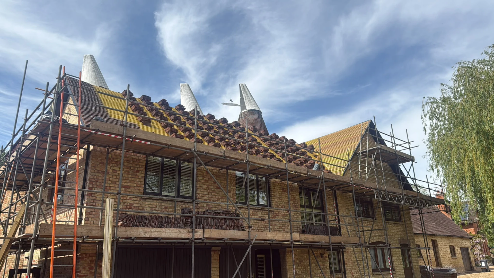 Traditional tiled roofing project undertaken by JRB Roofing & Building Ltd in Kent.